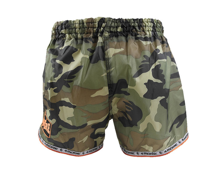 4More Retro Shorts Army Shield - Muay Thai Shorts