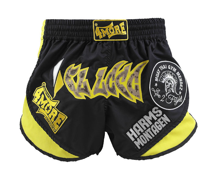 4More High Rise Sebastian Harms-Mendez - El Loco - MTGM - Muay Thai Shorts