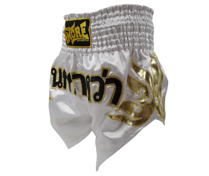 4More Muay Thai Gladiator Shorts Raven - Muay Thai Shorts